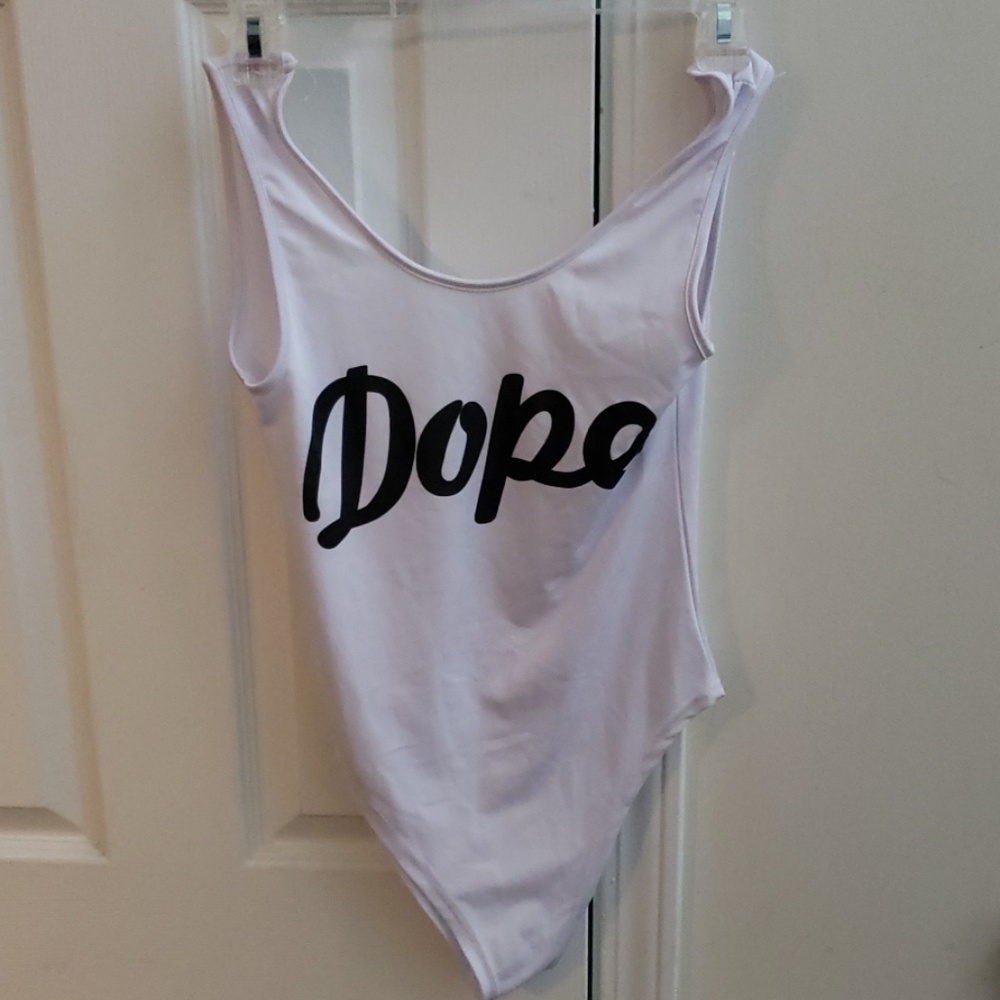 White DOPE swimsuit